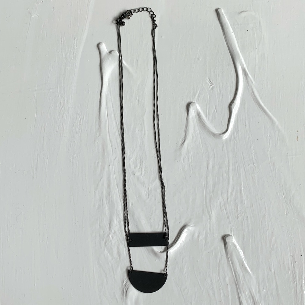 Elk the Label black layered necklace